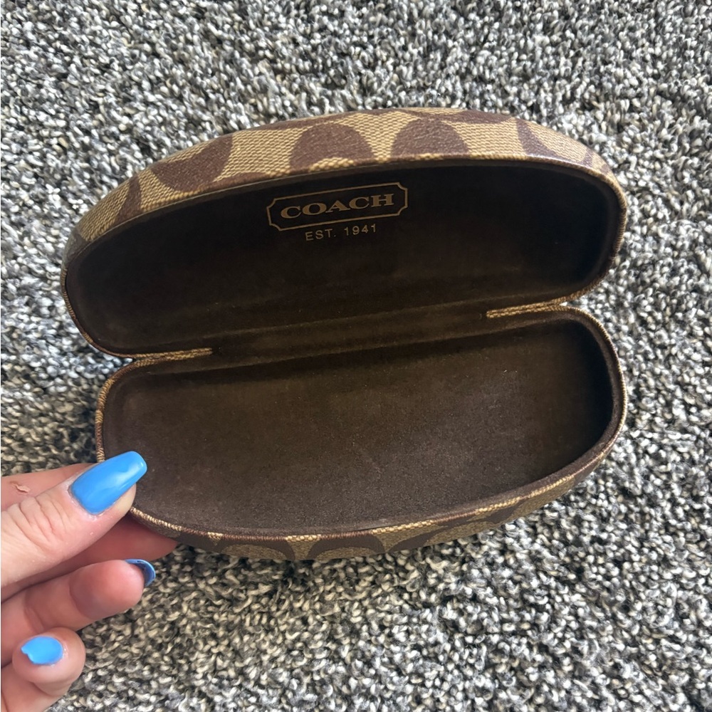 Coach signature sunglasses hard case